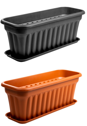 Large extra long trough plant - long,