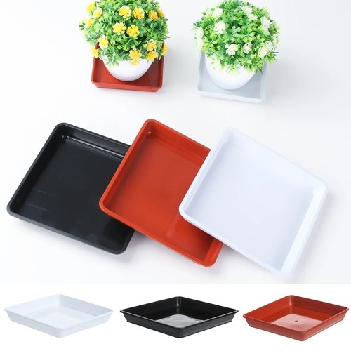 Flower pot square - pot, plastic