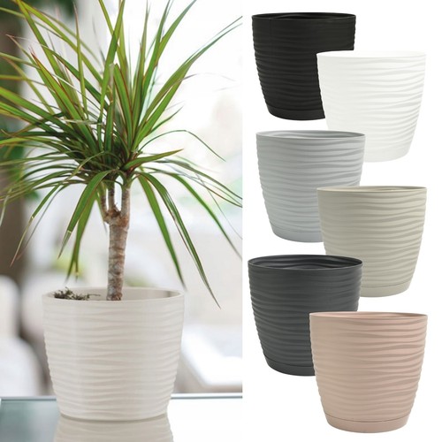 Wavy flower pot planter - flower,