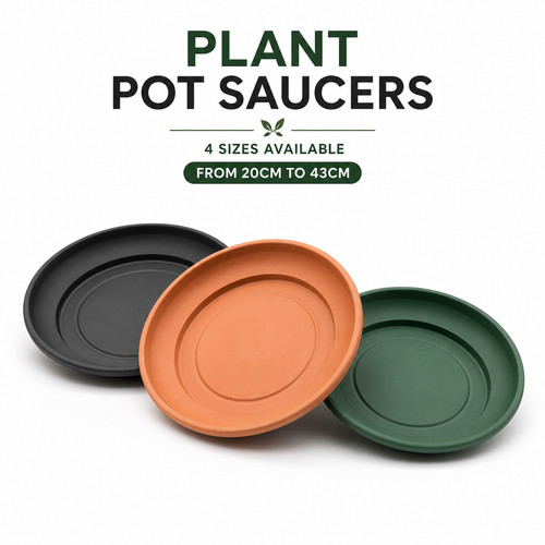 Plant pot saucer - saucer, plastic