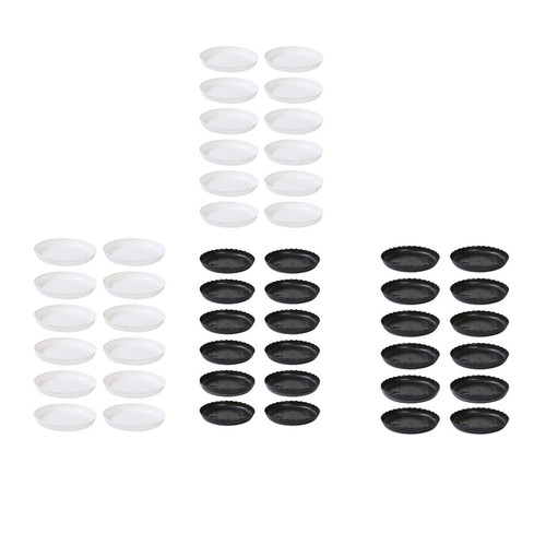 12pcs plant saucer flower - 12pcs, pot
