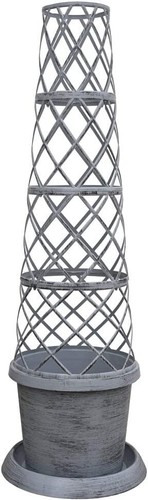 Flower tower pot modern - flower,