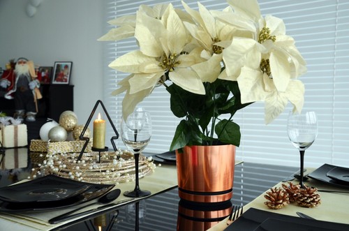 Modern plastic flower plant - modern,