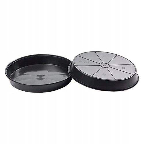 Black round plastic - round, water
