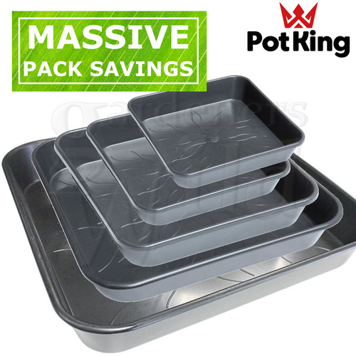 Square plant pot saucer - saucer, tray