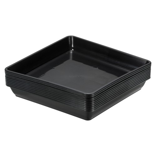 10pack plant saucers square - 10pack,