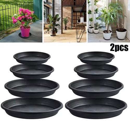 Plant pot saucers - 2x, 4-10