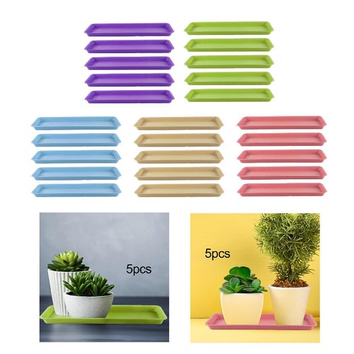 5pcs plant trays rectangular - 5pcs,