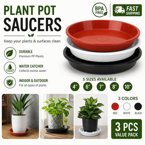 Plant pot saucers round - plant,